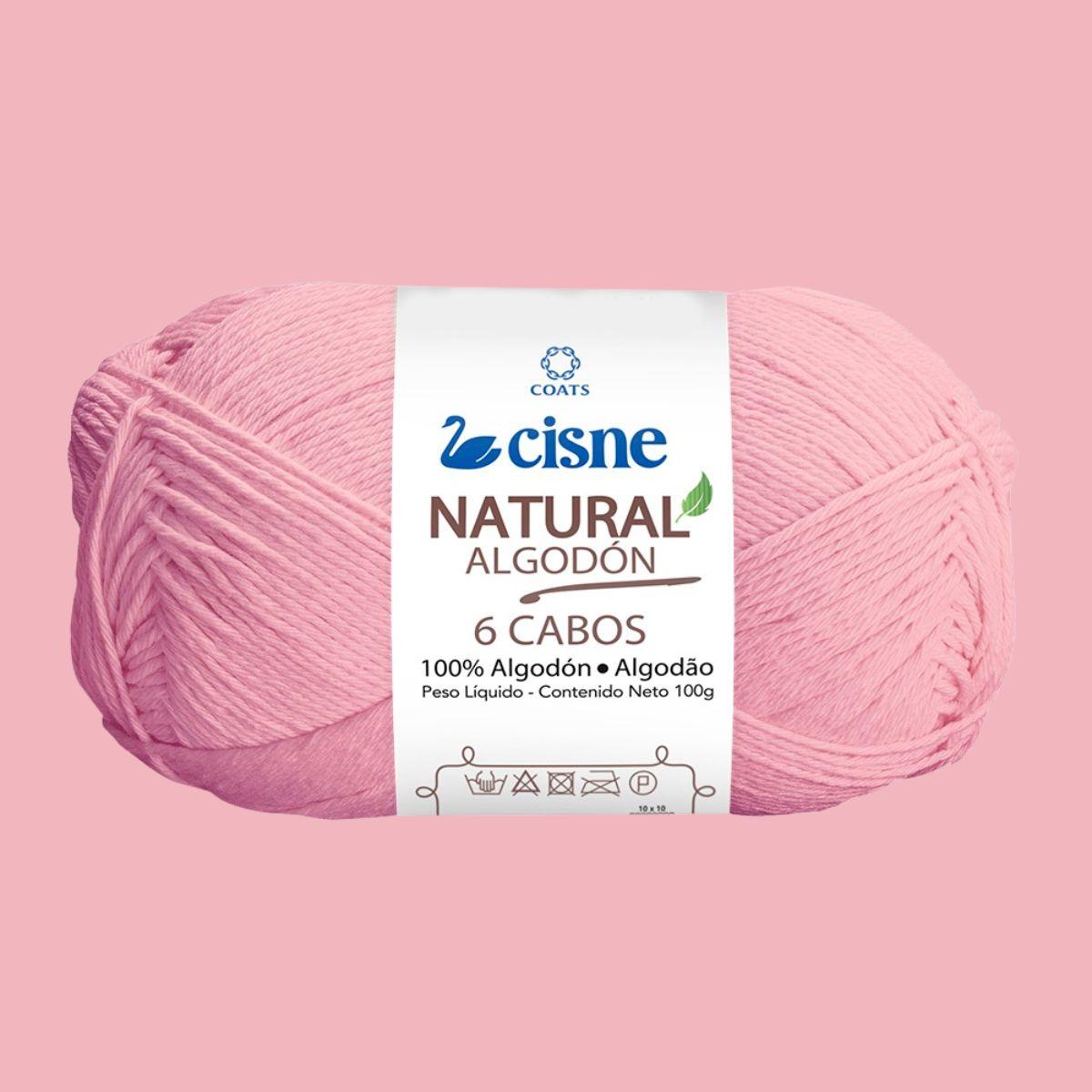 Fio Cisne Natural Algodón 6 Cabos 100g com 215 metros - Palácio da Arte