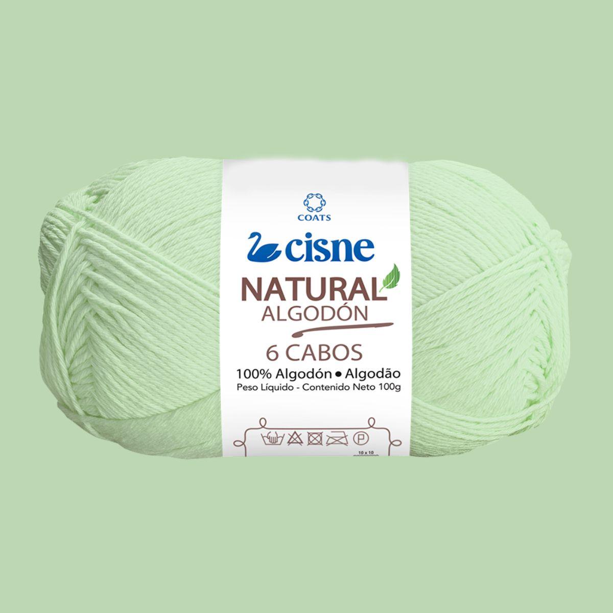 Fio Cisne Natural Algodón 6 Cabos 100g com 215 metros - Palácio da Arte