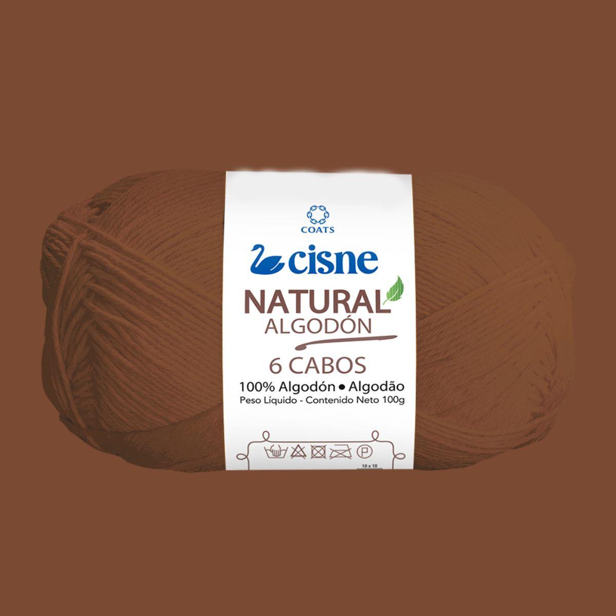 Fio Cisne Natural Algodón 6 Cabos 100g com 215 metros - Palácio da Arte