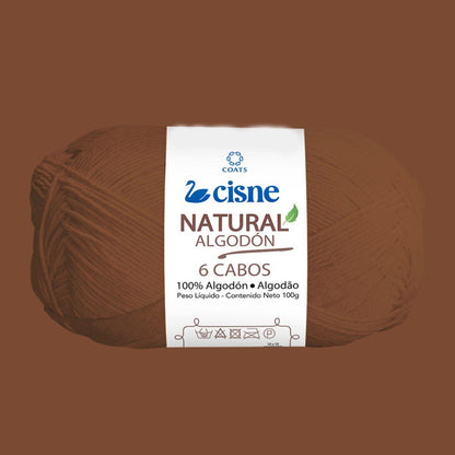 Fio Cisne Natural Algodón 6 Cabos 100g com 215 metros - Palácio da Arte