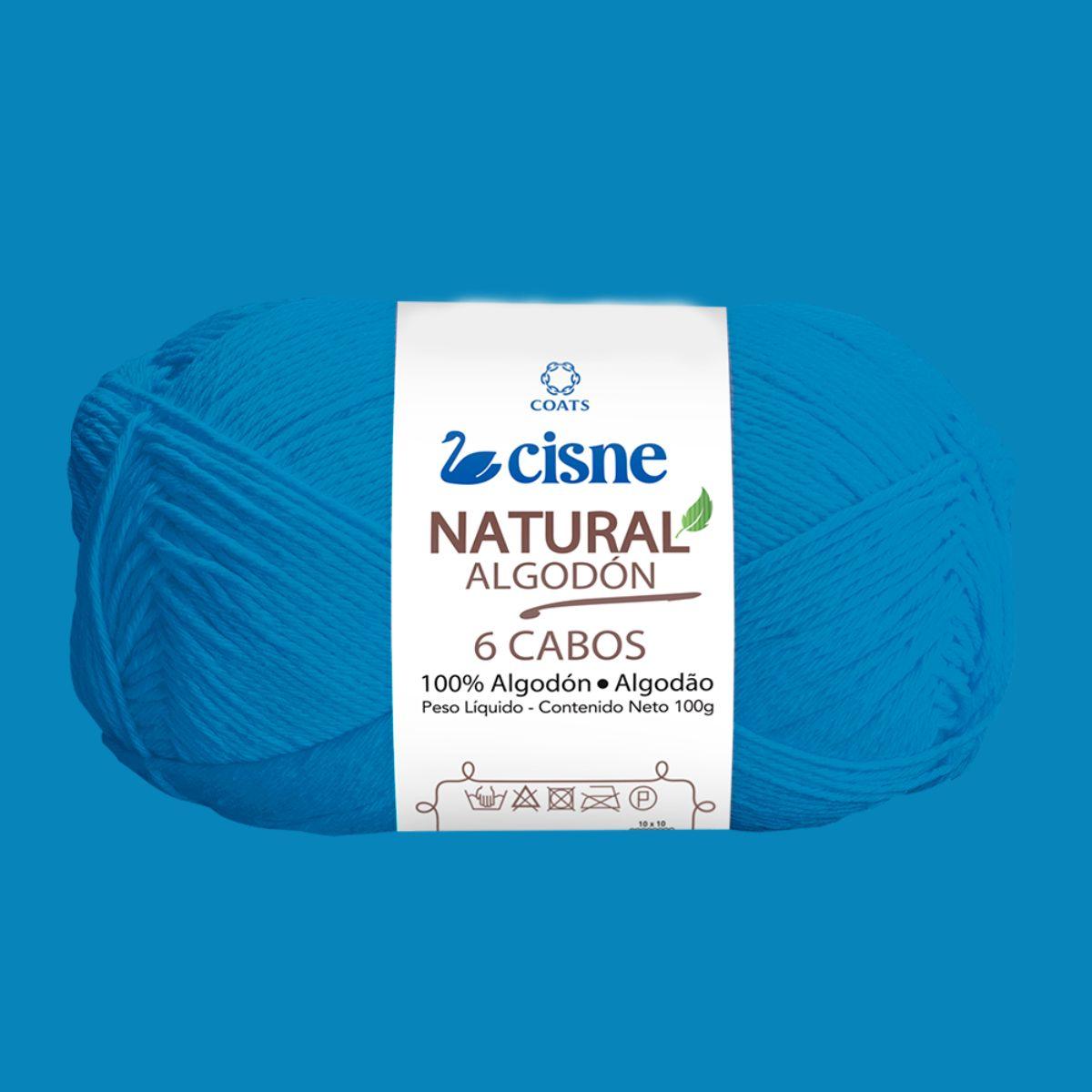 Fio Cisne Natural Algodón 6 Cabos 100g com 215 metros - Palácio da Arte