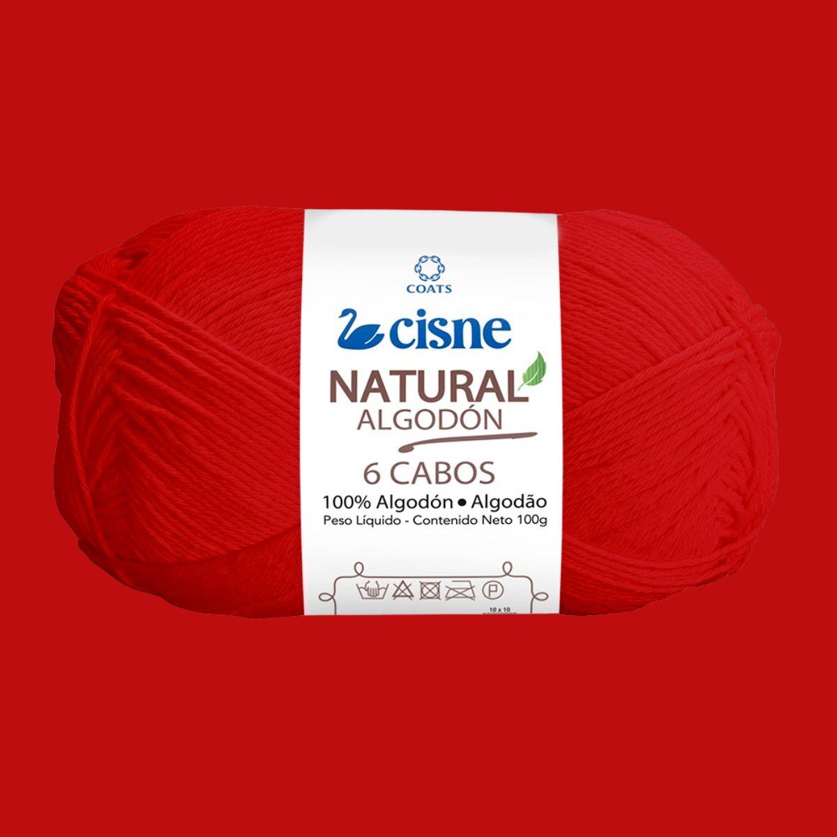 Fio Cisne Natural Algodón 6 Cabos 100g com 215 metros - Palácio da Arte