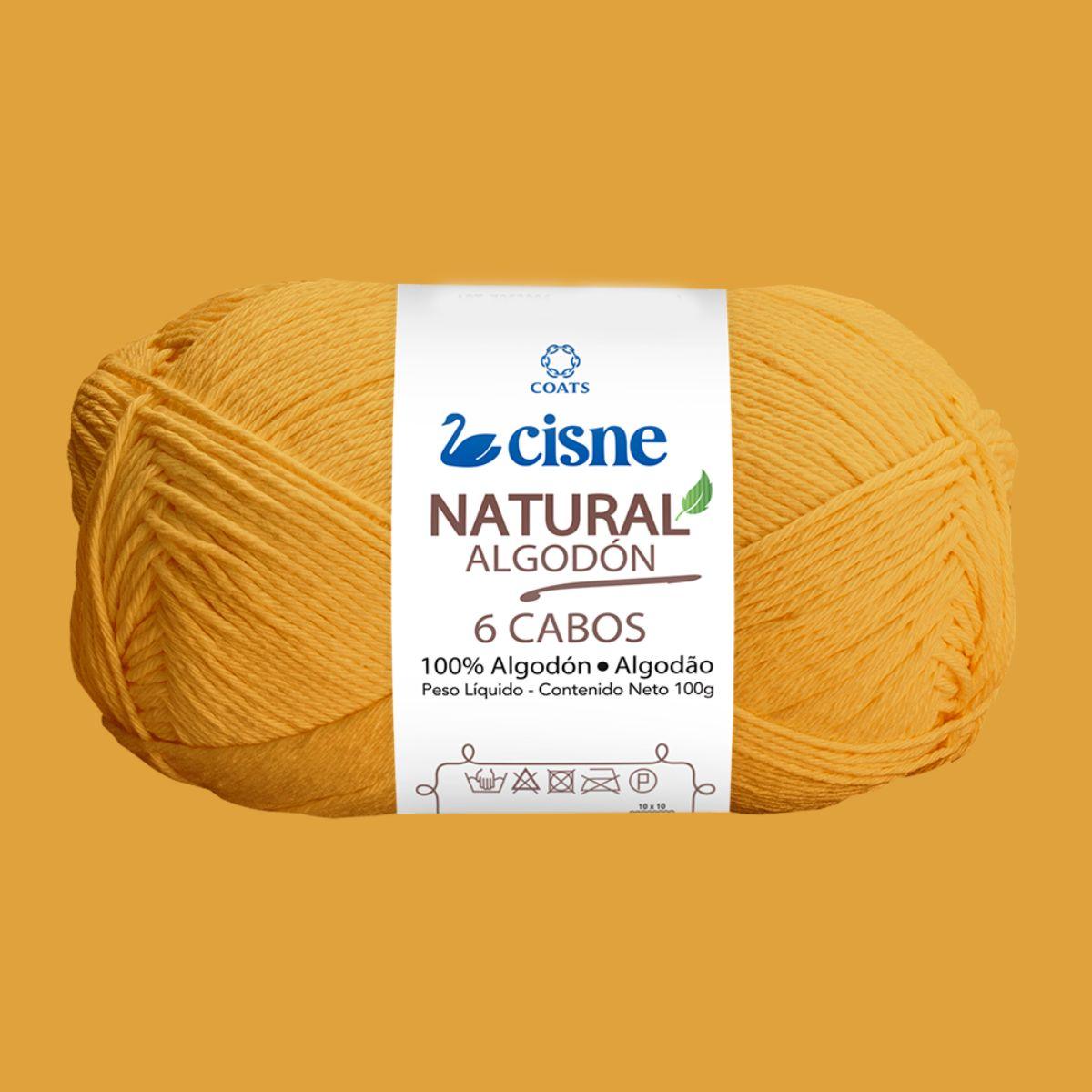 Fio Cisne Natural Algodón 6 Cabos 100g com 215 metros - Palácio da Arte