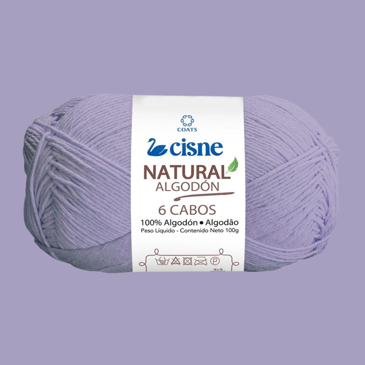 Fio Cisne Natural Algodón 6 Cabos 100g com 215 metros - Palácio da Arte