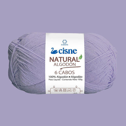 Fio Cisne Natural Algodón 6 Cabos 100g com 215 metros - Palácio da Arte