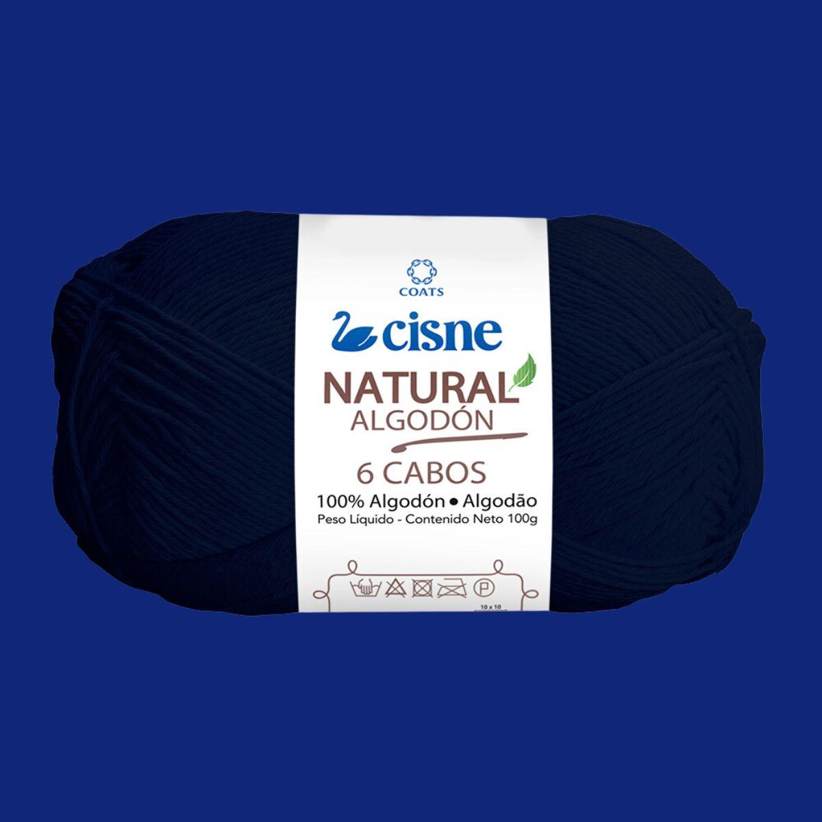 Fio Cisne Natural Algodón 6 Cabos 100g com 215 metros - Palácio da Arte