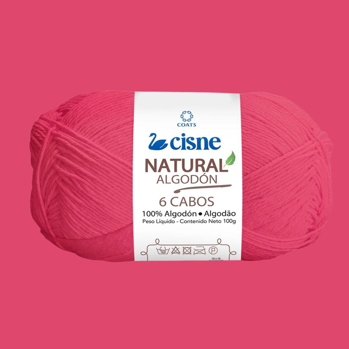 Fio Cisne Natural Algodón 6 Cabos 100g com 215 metros - Palácio da Arte