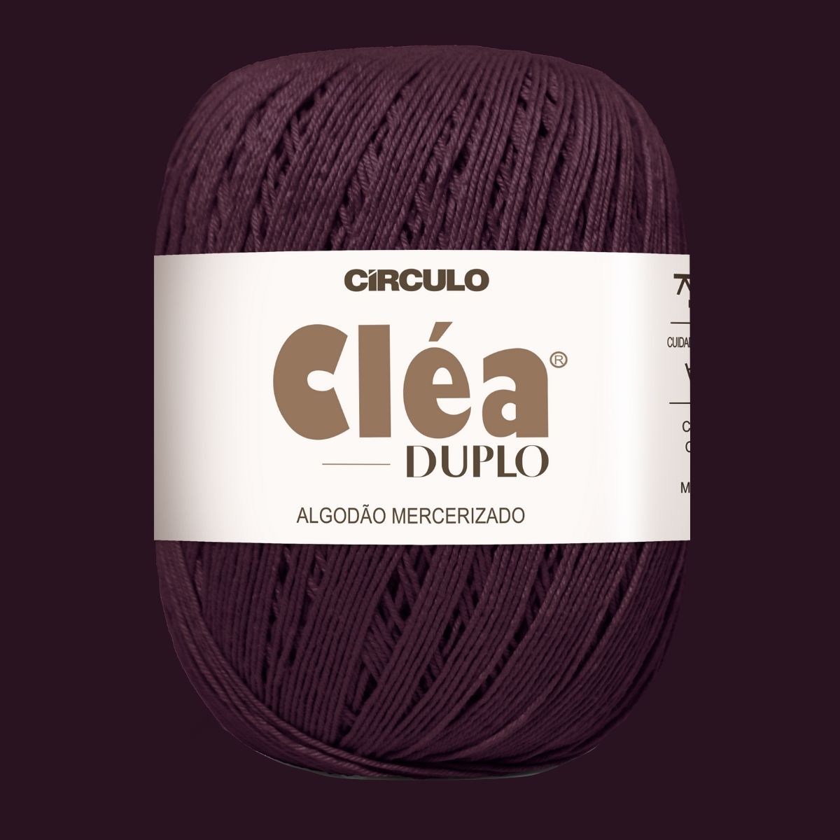 Fio de Algodão Cléa Duplo Círculo com 508m e 150g - Palácio da Arte