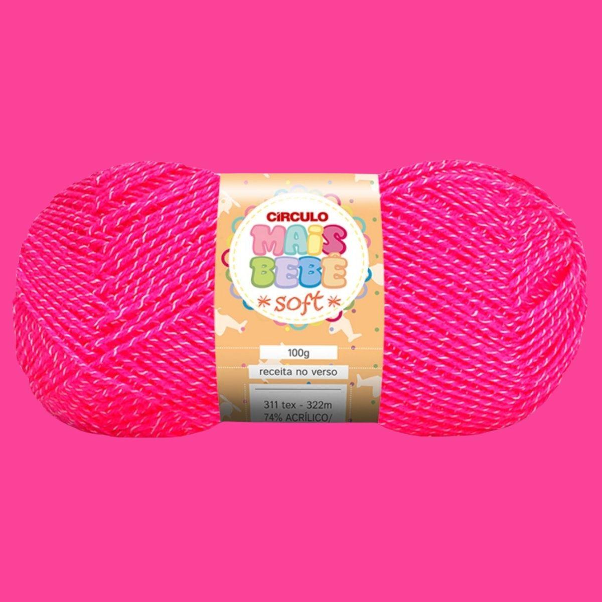 Fio de Lã Círculo Mais Bebê Soft 100g com 322m - Palácio da Arte