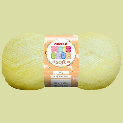 Fio de Lã Círculo Mais Bebê Soft 100g com 322m - Palácio da Arte