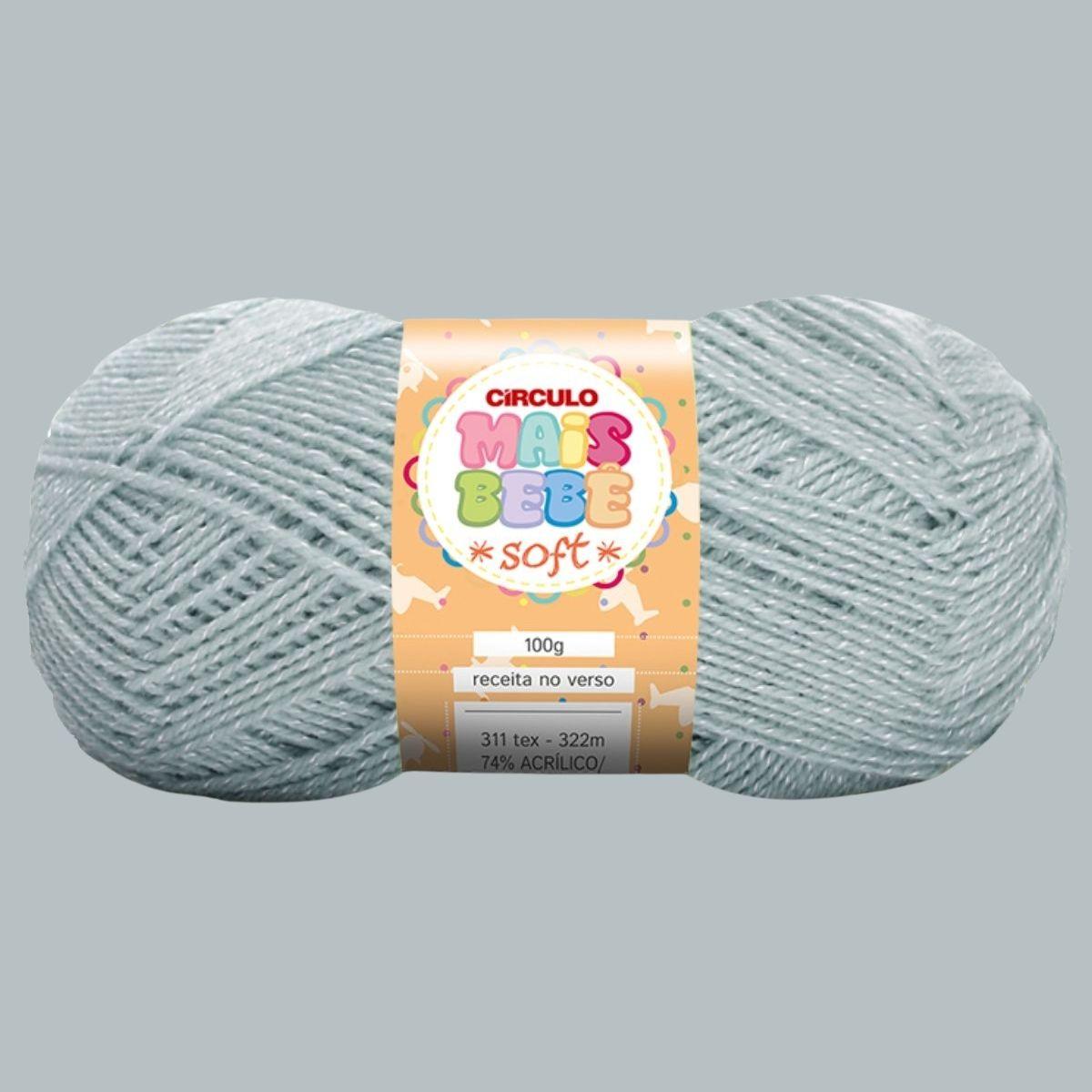 Fio de Lã Círculo Mais Bebê Soft 100g com 322m - Palácio da Arte