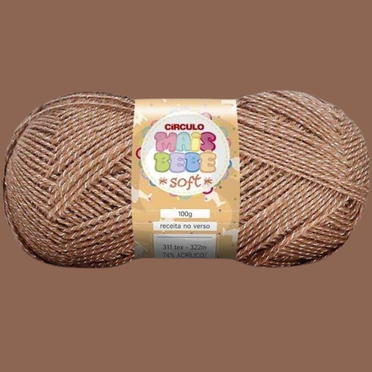 Fio de Lã Círculo Mais Bebê Soft 100g com 322m - Palácio da Arte