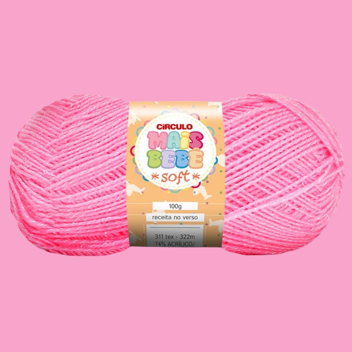 Fio de Lã Círculo Mais Bebê Soft 100g com 322m - Palácio da Arte