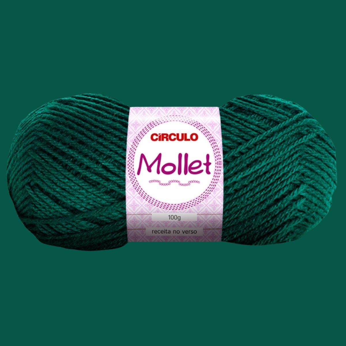 Fio de Lã Mollet Círculo 100g com 200m - Palácio da Arte