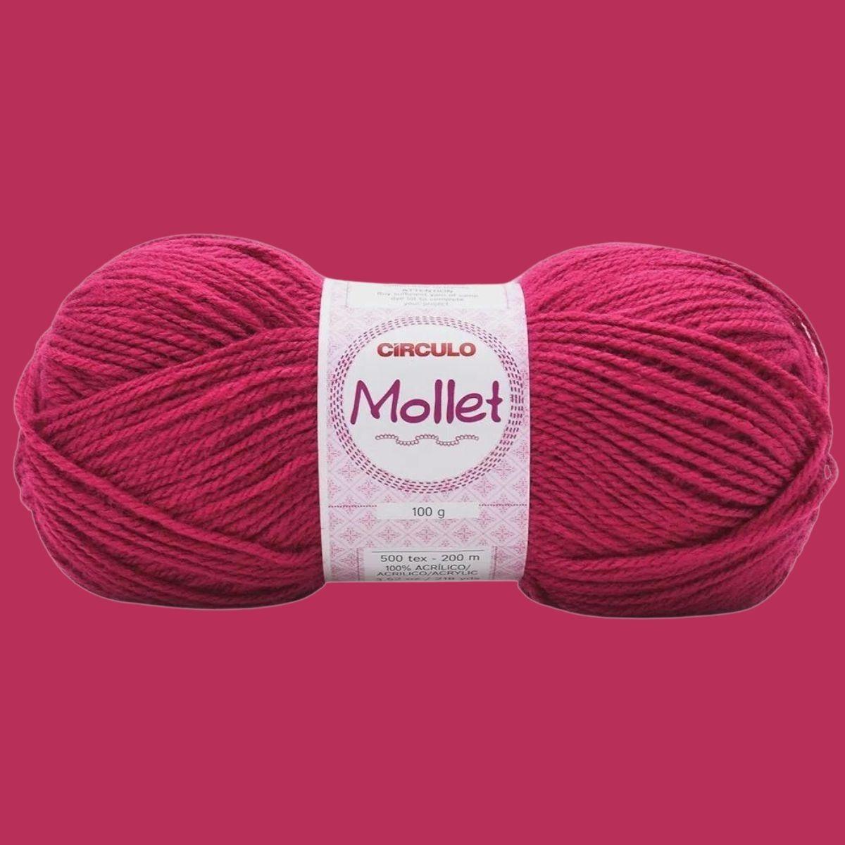 Fio de Lã Mollet Círculo 100g com 200m - Palácio da Arte