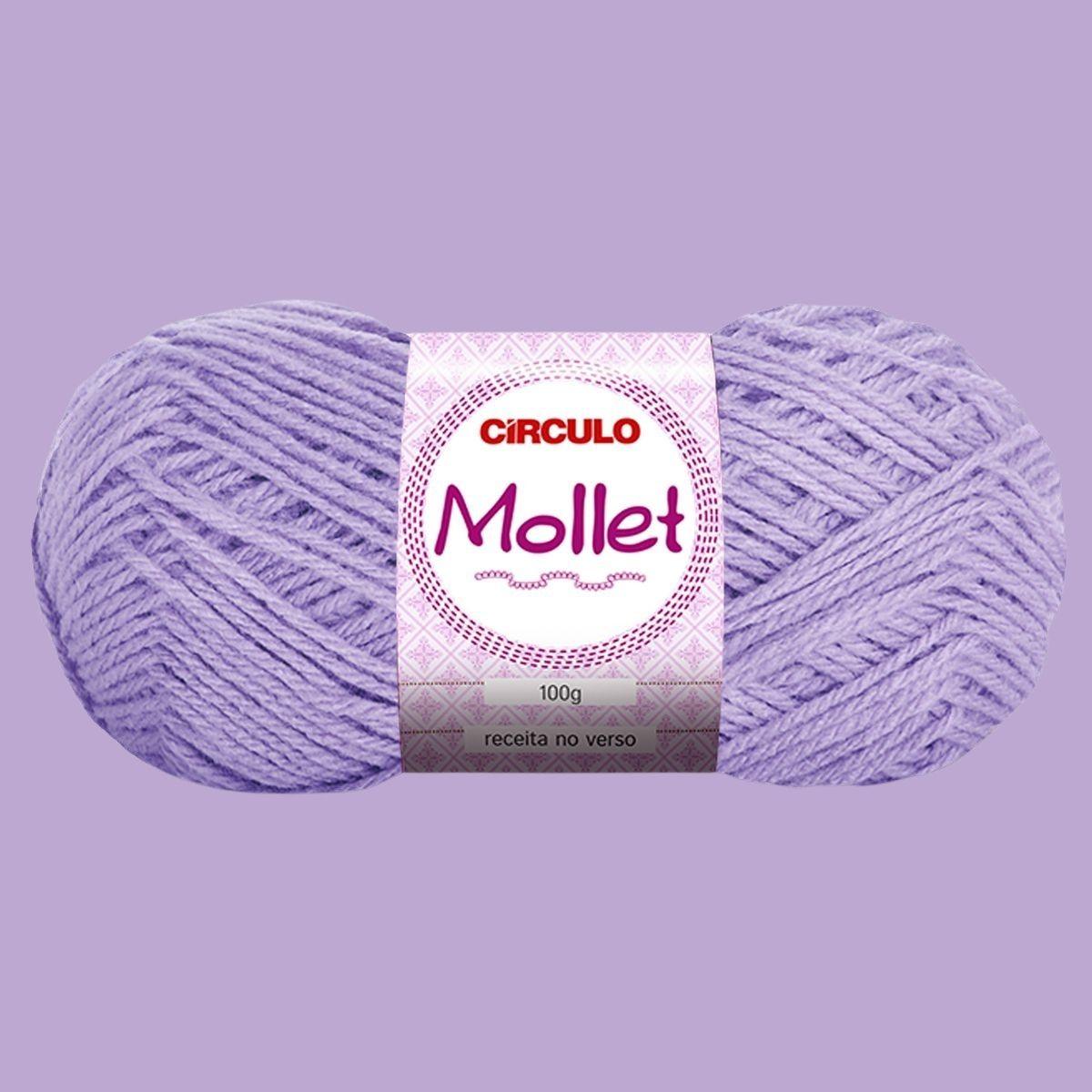 Fio de Lã Mollet Círculo 100g com 200m - Palácio da Arte