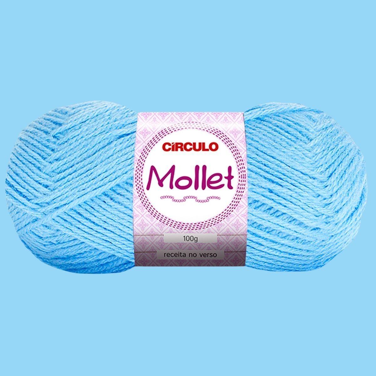 Fio de Lã Mollet Círculo 100g com 200m - Palácio da Arte