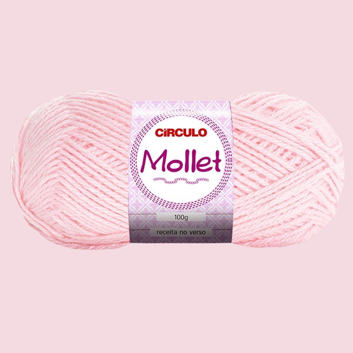 Fio de Lã Mollet Círculo 100g com 200m - Palácio da Arte