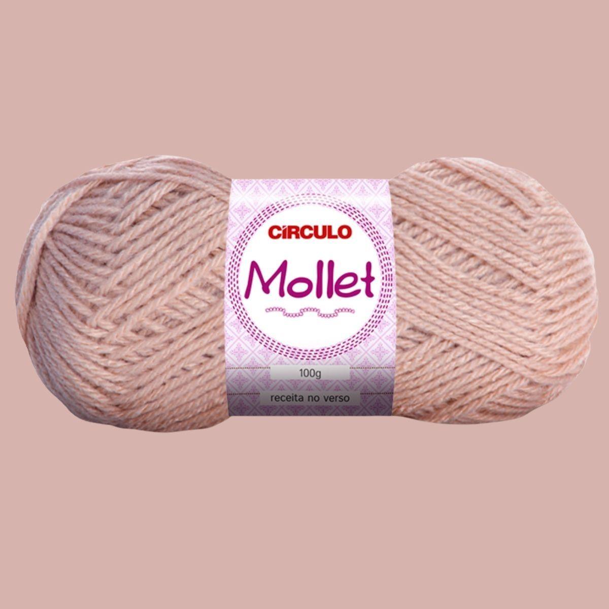 Fio de Lã Mollet Círculo 100g com 200m - Palácio da Arte
