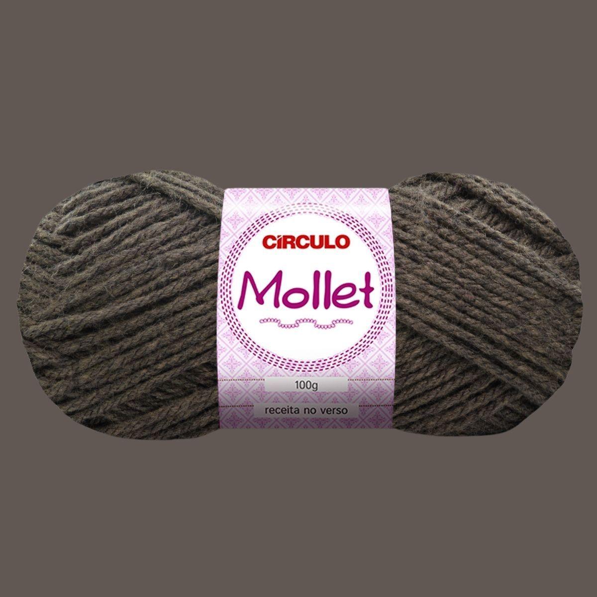 Fio de Lã Mollet Círculo 100g com 200m - Palácio da Arte