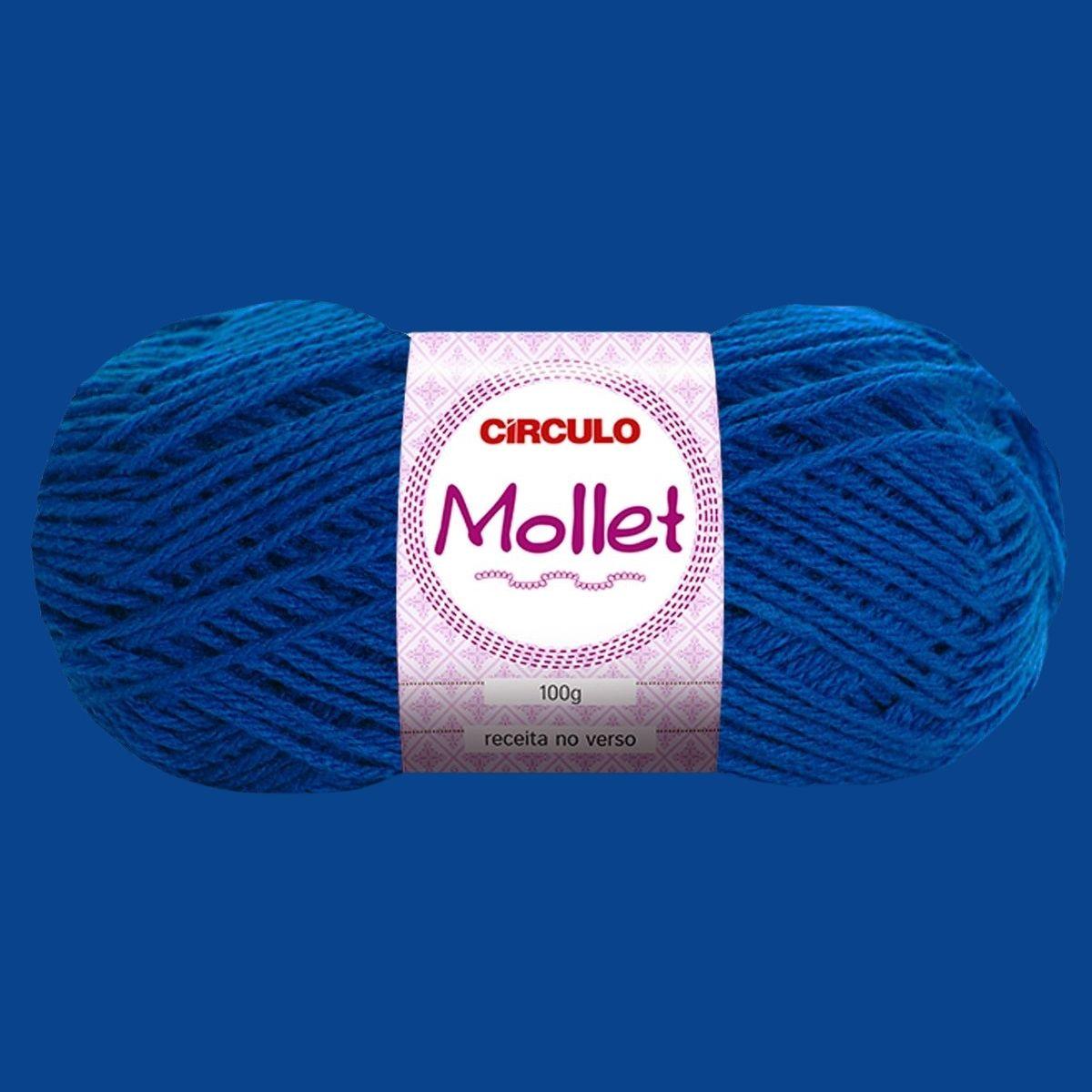 Fio de Lã Mollet Círculo 100g com 200m - Palácio da Arte