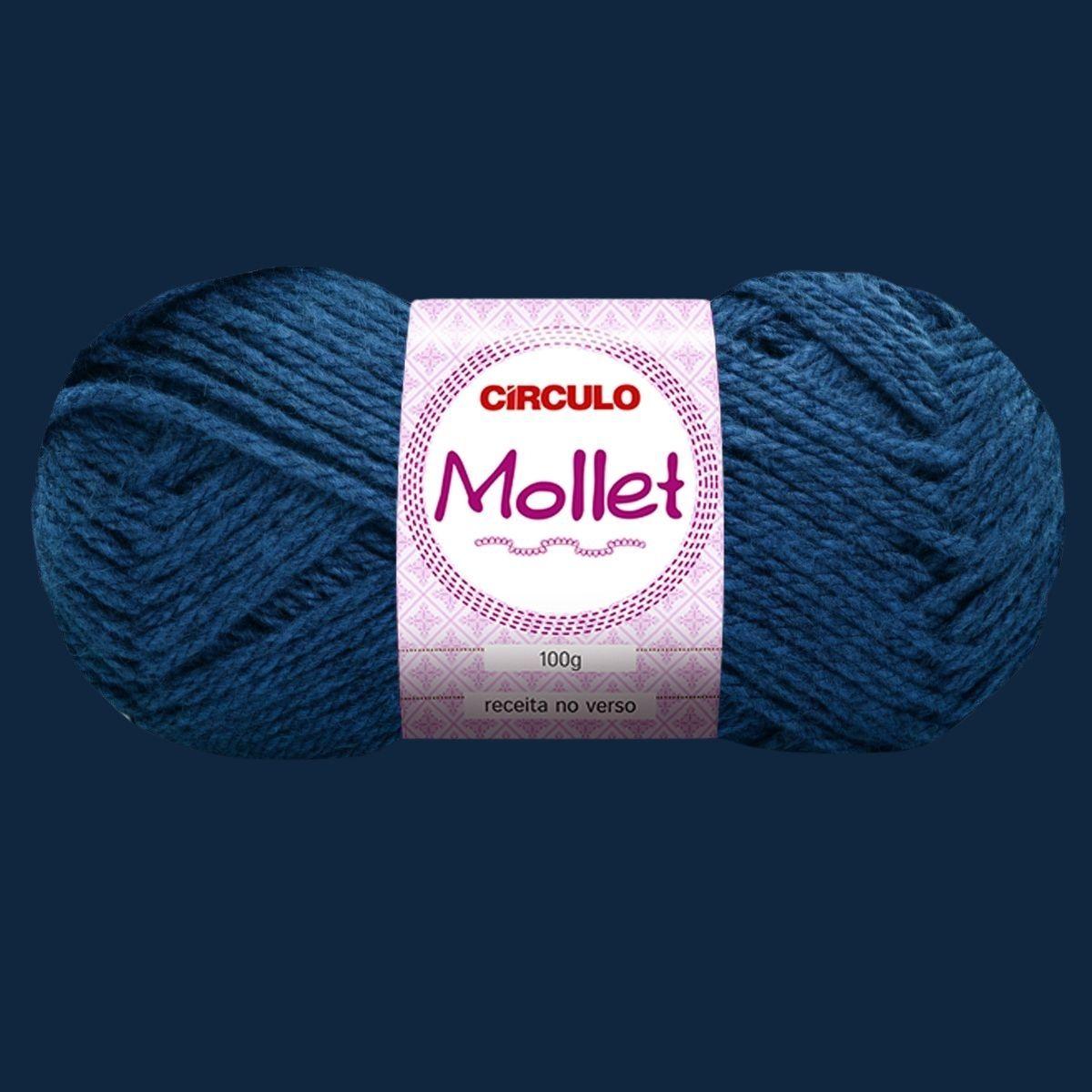 Fio de Lã Mollet Círculo 100g com 200m - Palácio da Arte
