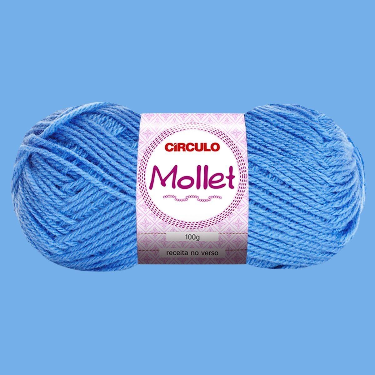 Fio de Lã Mollet Círculo 100g com 200m - Palácio da Arte
