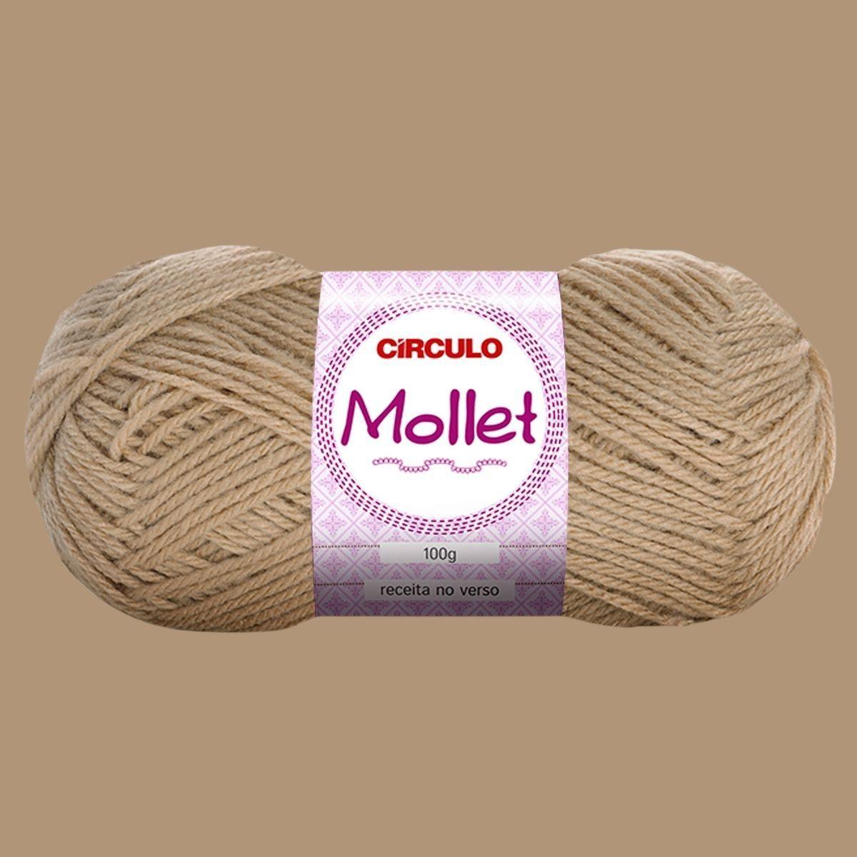 Fio de Lã Mollet Círculo 100g com 200m - Palácio da Arte