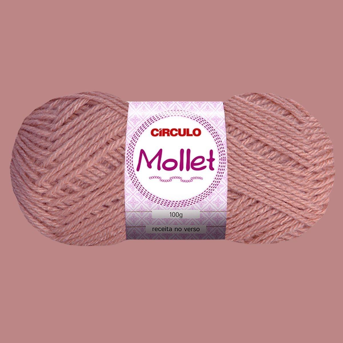 Fio de Lã Mollet Círculo 100g com 200m - Palácio da Arte