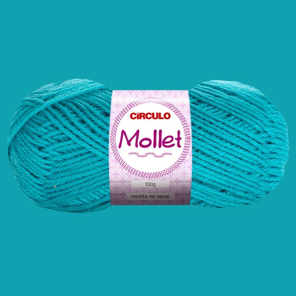 Fio de Lã Mollet Círculo 100g com 200m - Palácio da Arte