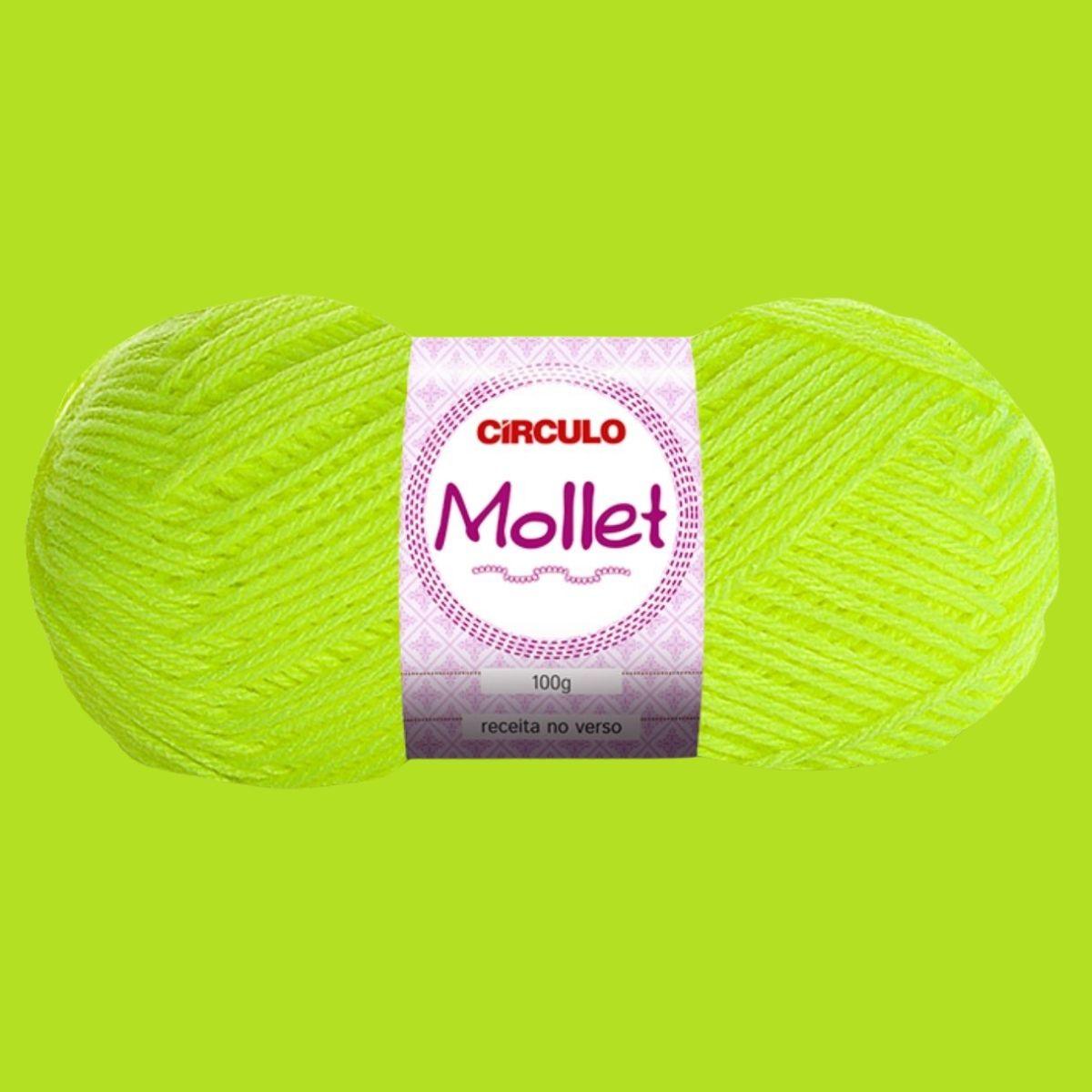 Fio de Lã Mollet Círculo 100g com 200m - Palácio da Arte