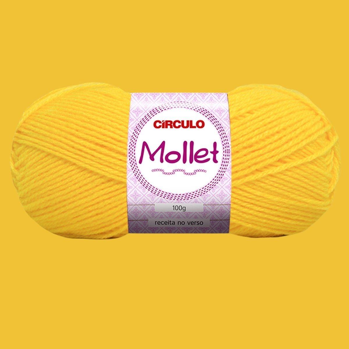 Fio de Lã Mollet Círculo 100g com 200m - Palácio da Arte