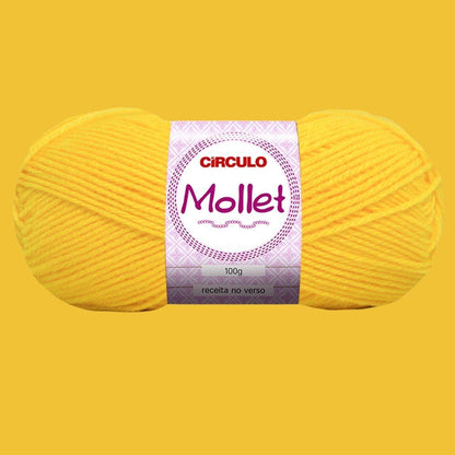 Fio de Lã Mollet Círculo 100g com 200m - Palácio da Arte
