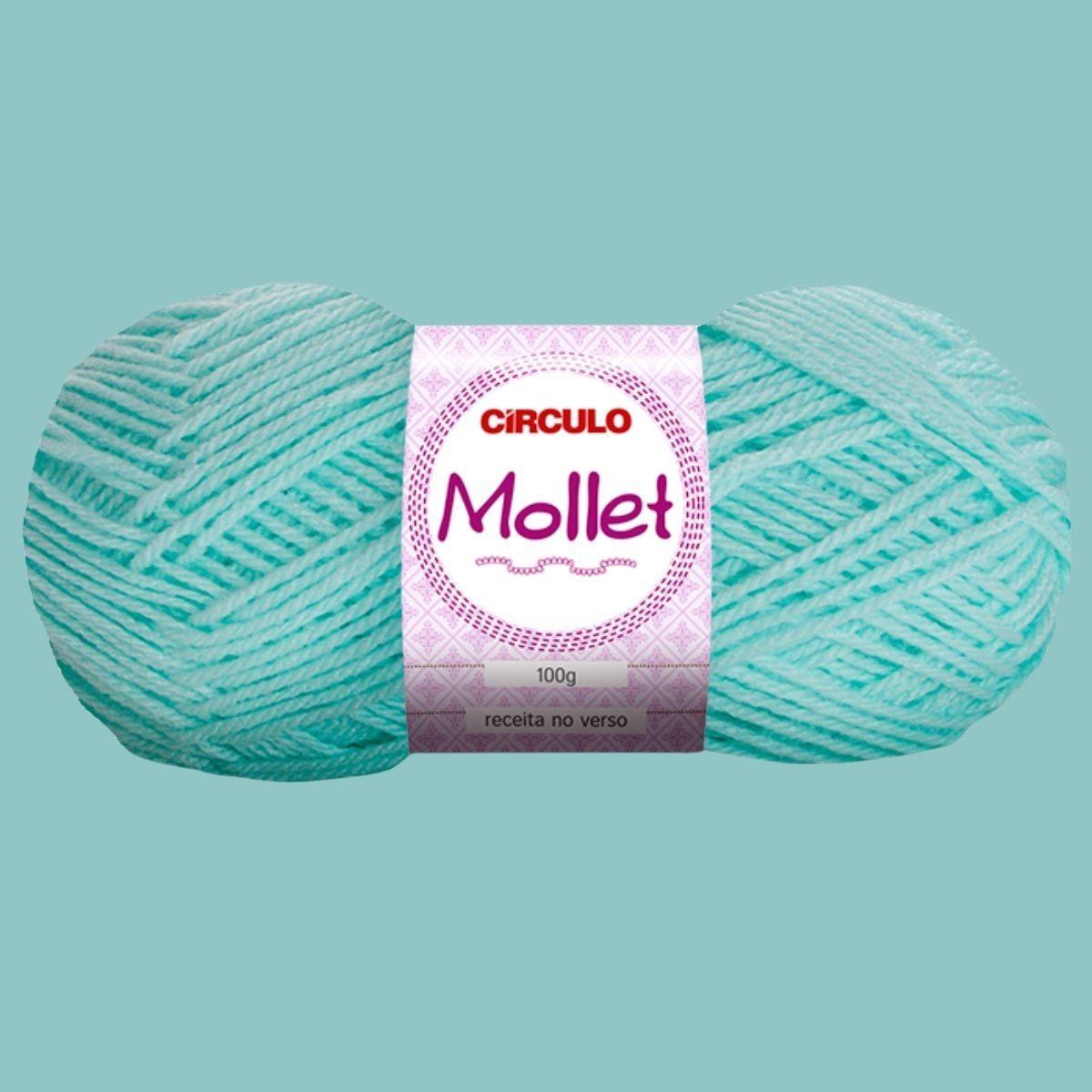 Fio de Lã Mollet Círculo 100g com 200m - Palácio da Arte