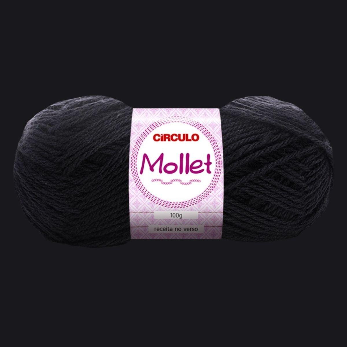 Fio de Lã Mollet Círculo 100g com 200m - Palácio da Arte