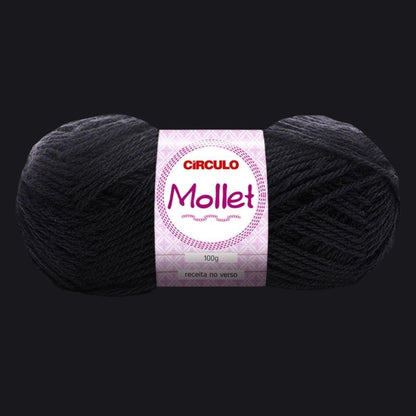 Fio de Lã Mollet Círculo 100g com 200m - Palácio da Arte