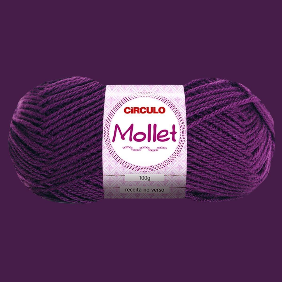 Fio de Lã Mollet Círculo 100g com 200m - Palácio da Arte