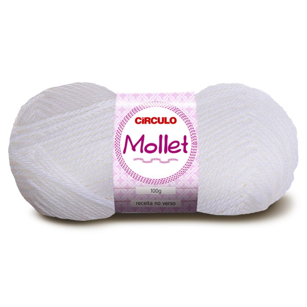 Fio de Lã Mollet Círculo 100g com 200m - Palácio da Arte