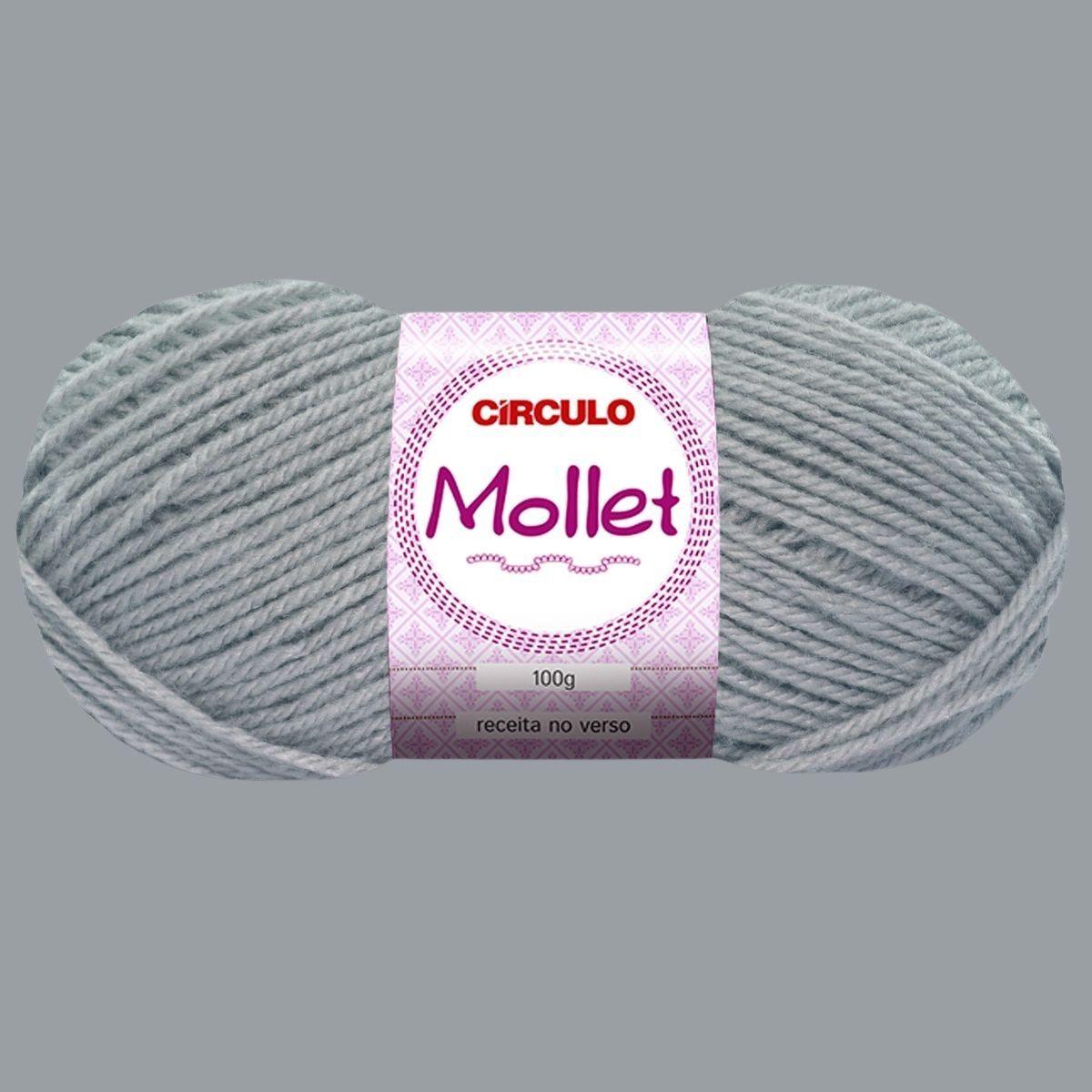 Fio de Lã Mollet Círculo 100g com 200m - Palácio da Arte