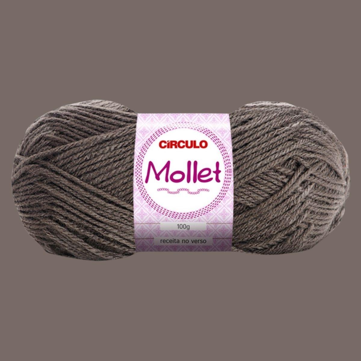 Fio de Lã Mollet Círculo 100g com 200m - Palácio da Arte