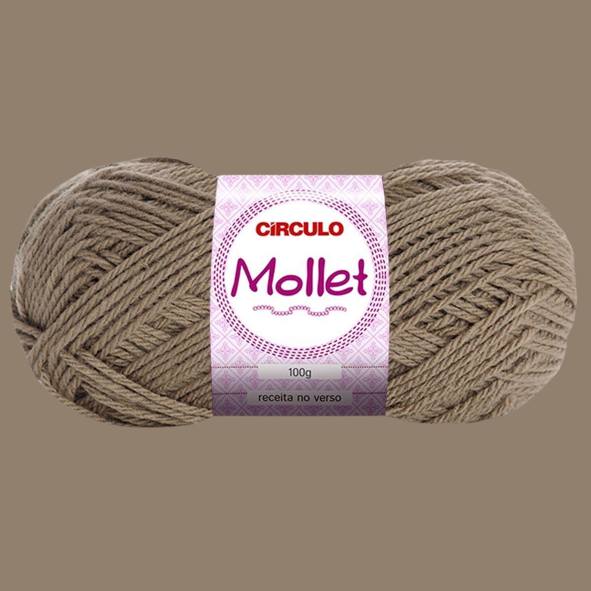Fio de Lã Mollet Círculo 100g com 200m - Palácio da Arte