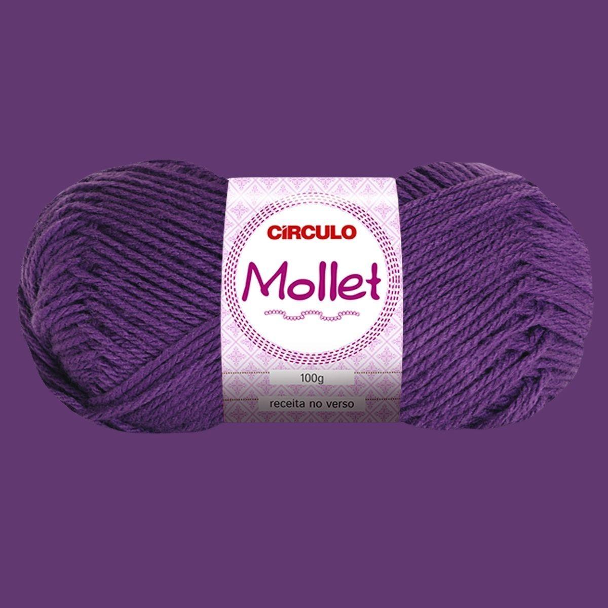 Fio de Lã Mollet Círculo 100g com 200m - Palácio da Arte