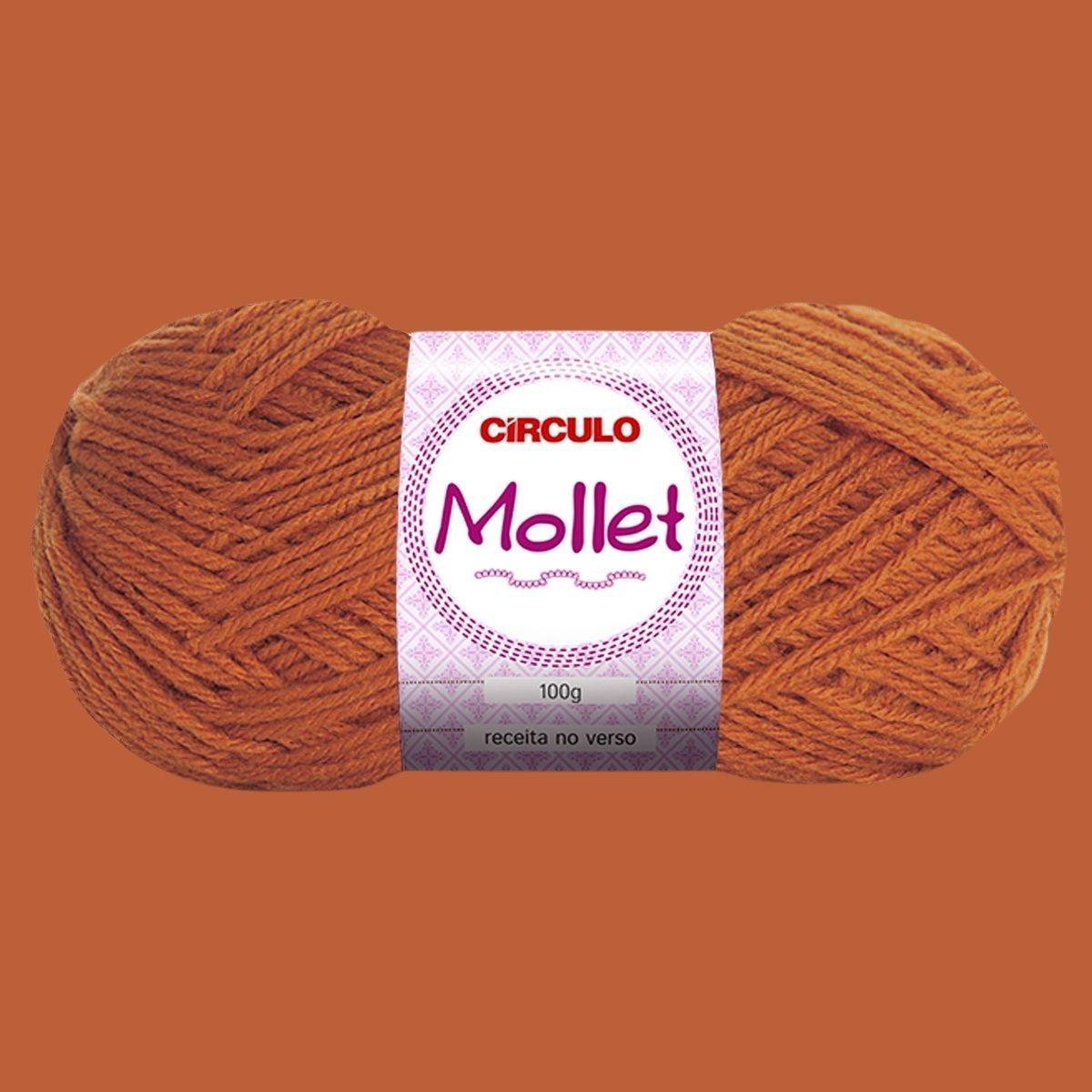 Fio de Lã Mollet Círculo 100g com 200m - Palácio da Arte