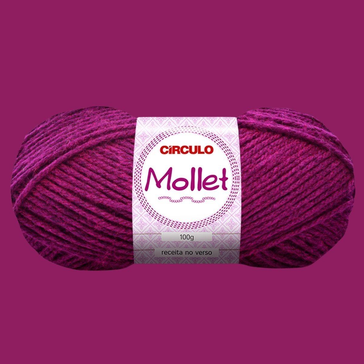 Fio de Lã Mollet Círculo 100g com 200m - Palácio da Arte