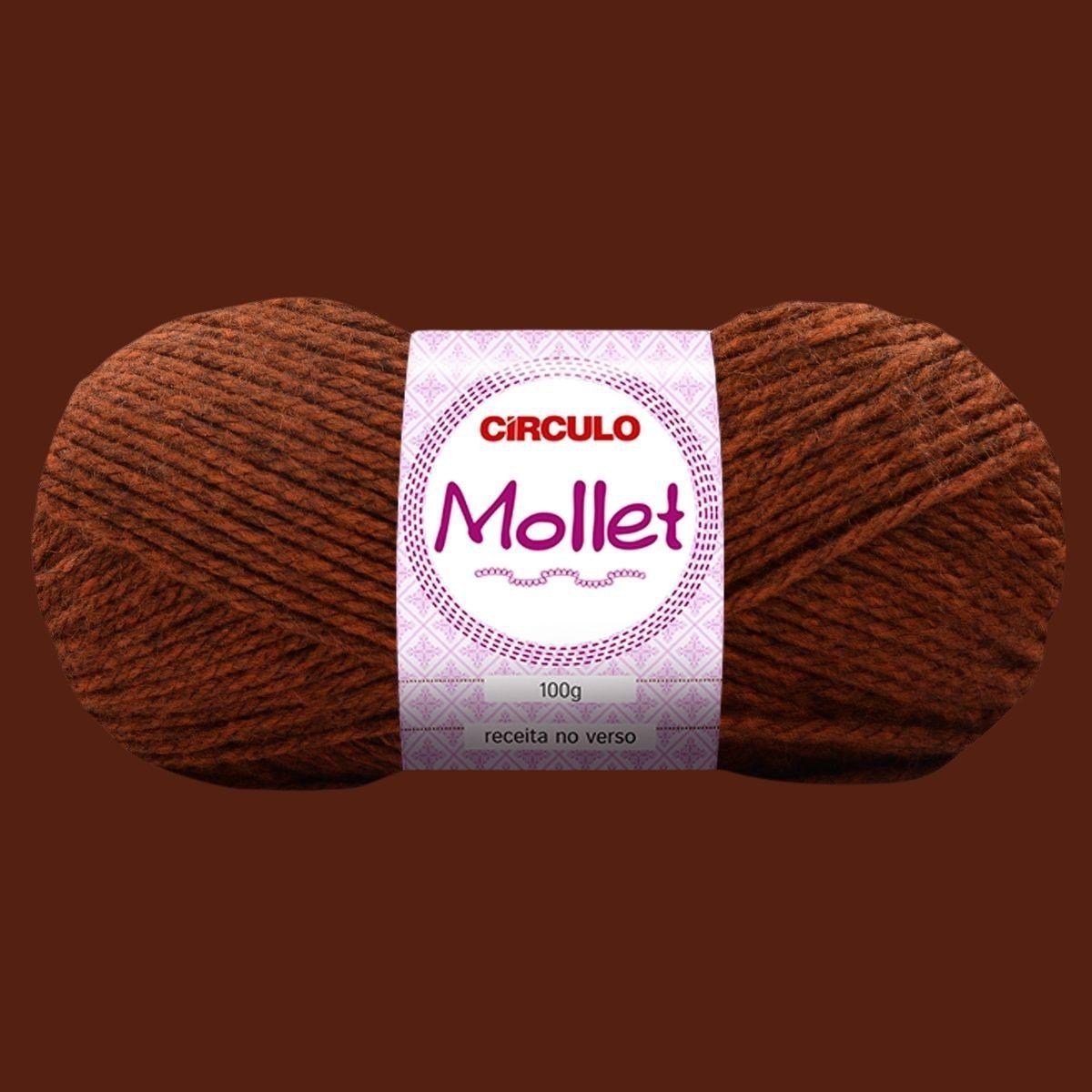 Fio de Lã Mollet Círculo 100g com 200m - Palácio da Arte