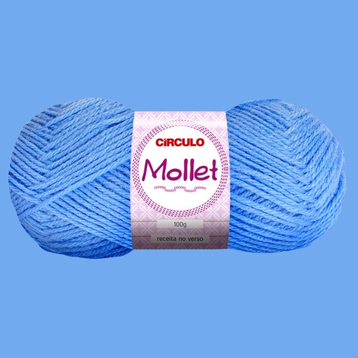 Fio de Lã Mollet Círculo 100g com 200m - Palácio da Arte