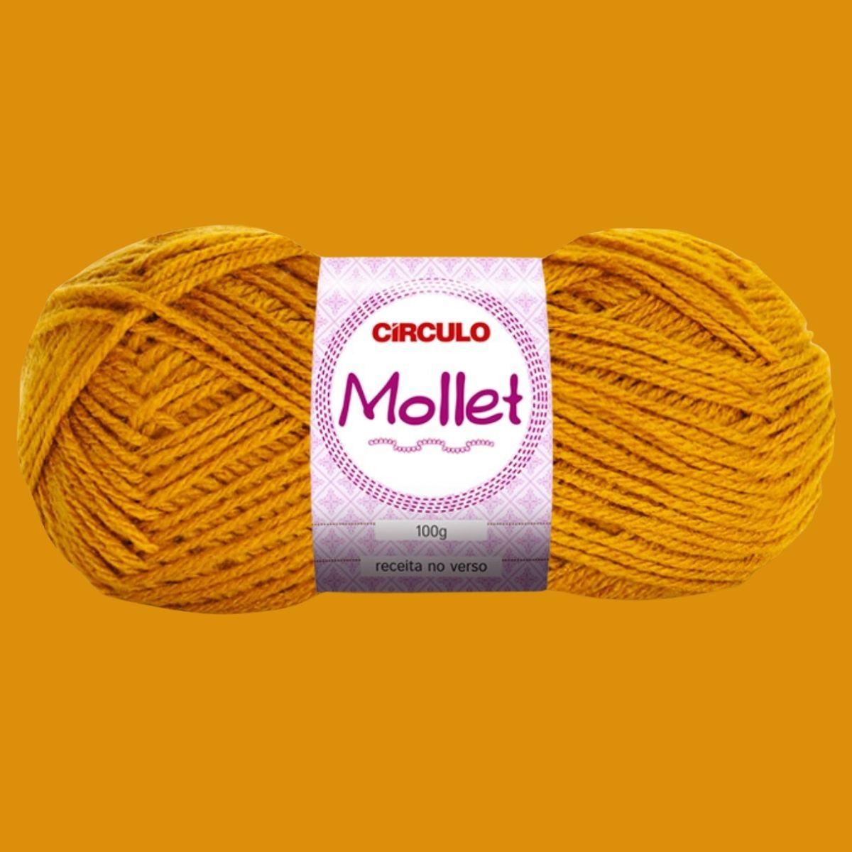 Fio de Lã Mollet Círculo 100g com 200m - Palácio da Arte