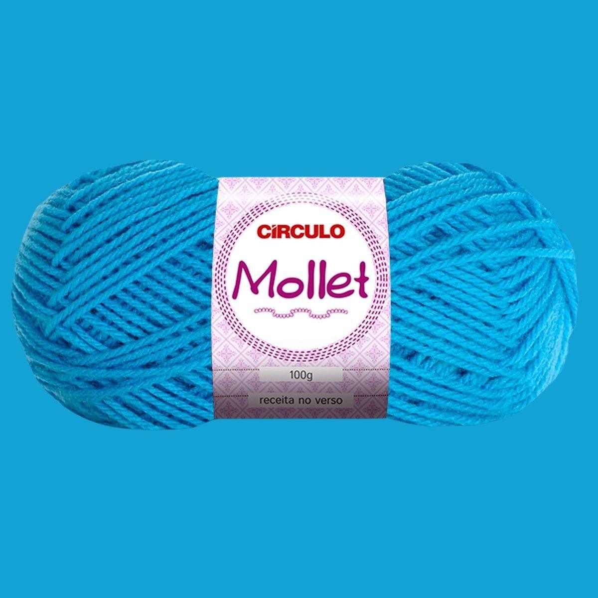 Fio de Lã Mollet Círculo 100g com 200m - Palácio da Arte
