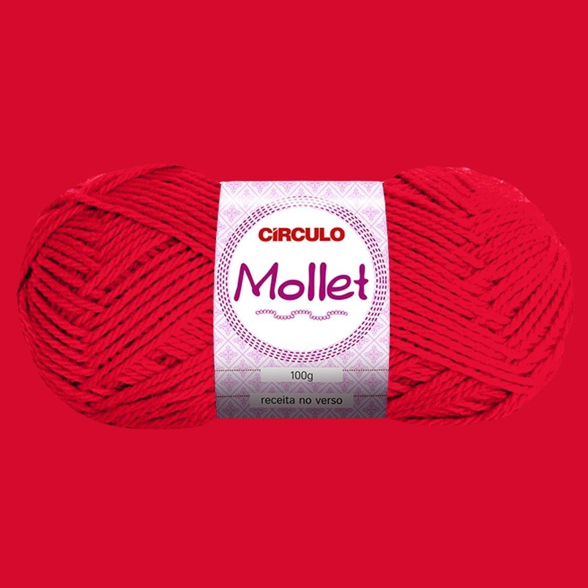 Fio de Lã Mollet Círculo 100g com 200m - Palácio da Arte