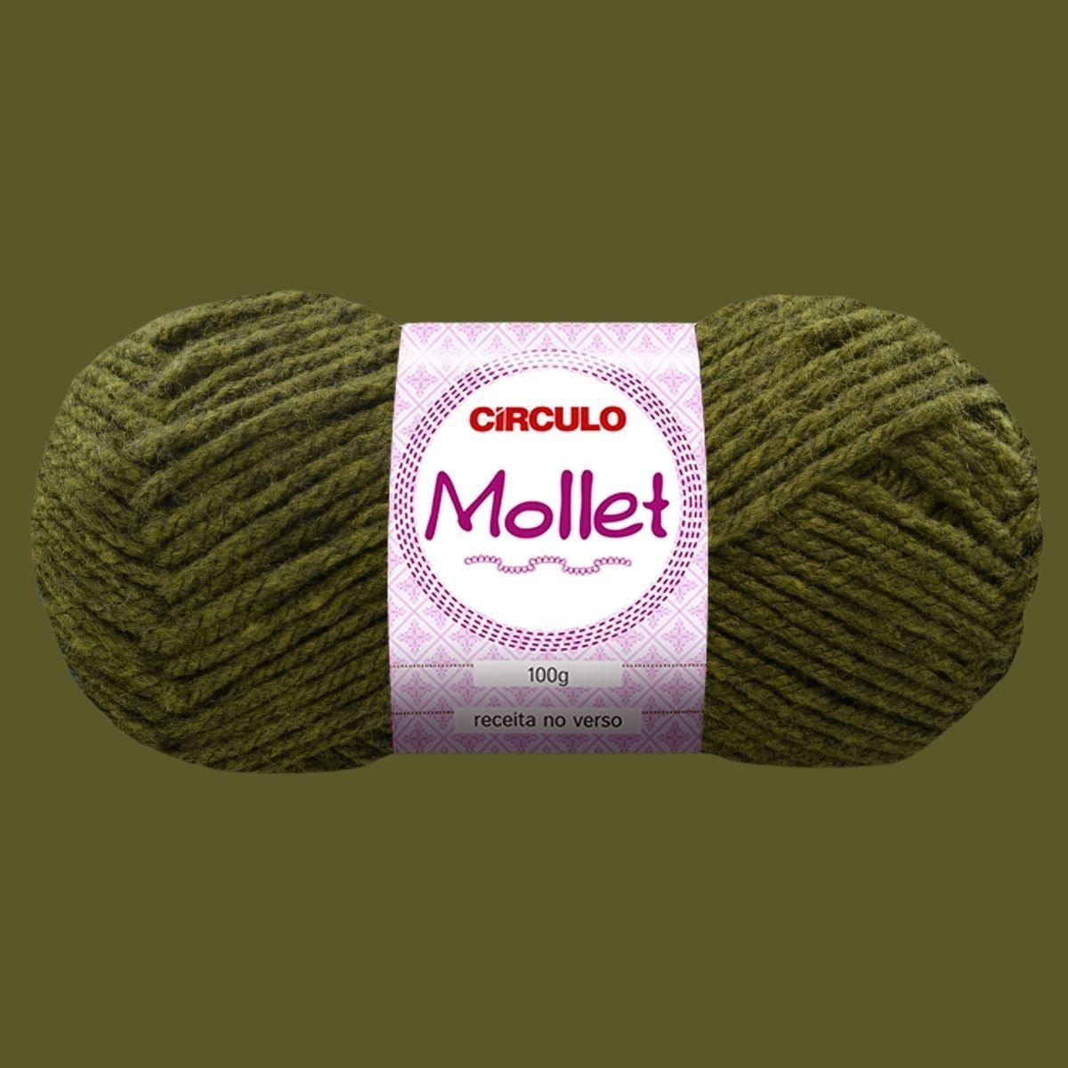 Fio de Lã Mollet Círculo 100g com 200m - Palácio da Arte